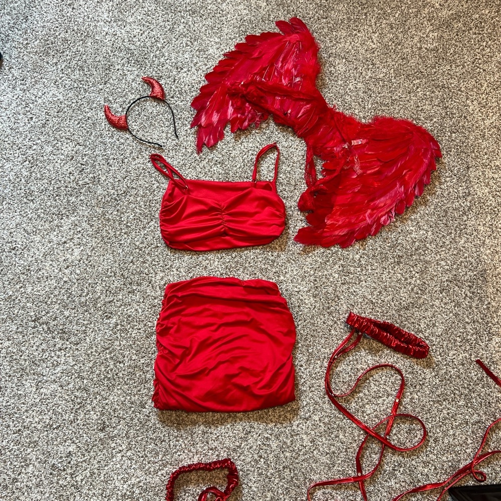 Red Devil Halloween costume set